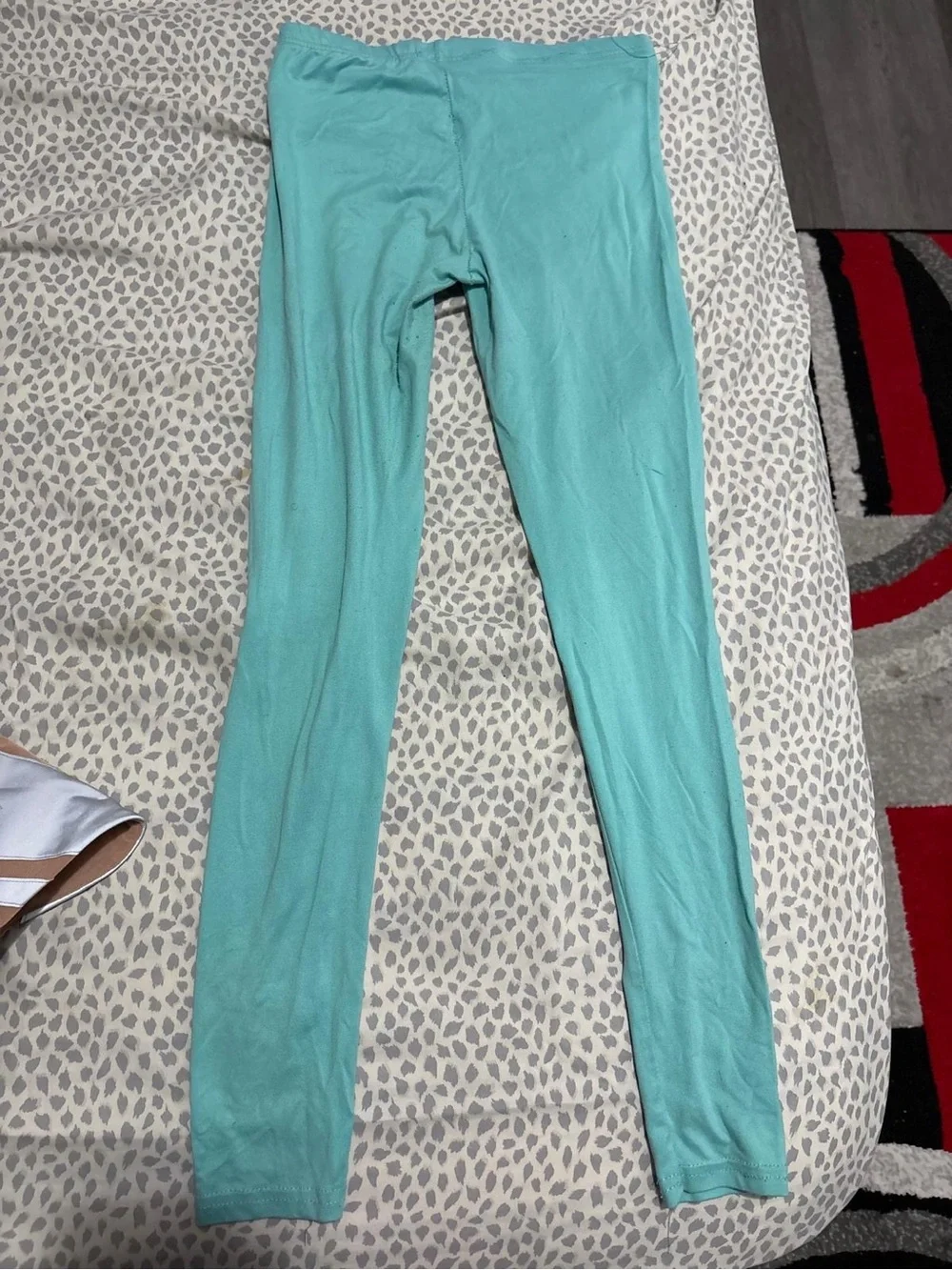 Girls' Aqua Stretch Leggings